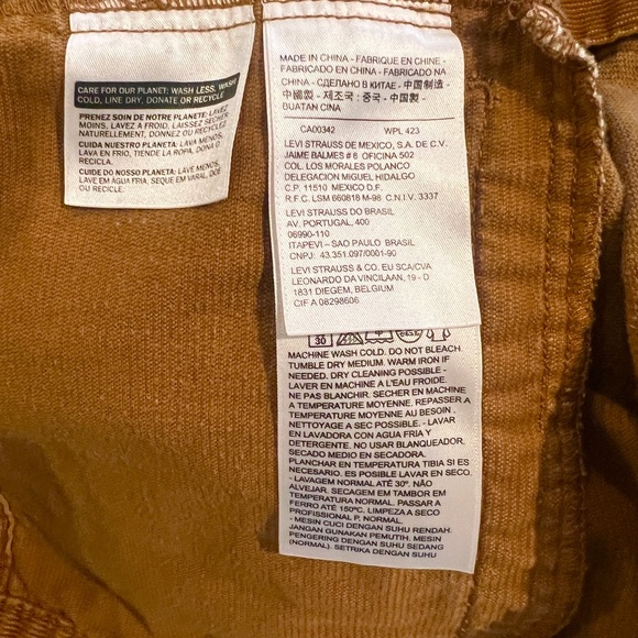 Levi’s Brown cord Denim Jacket - Picture 7 of 7